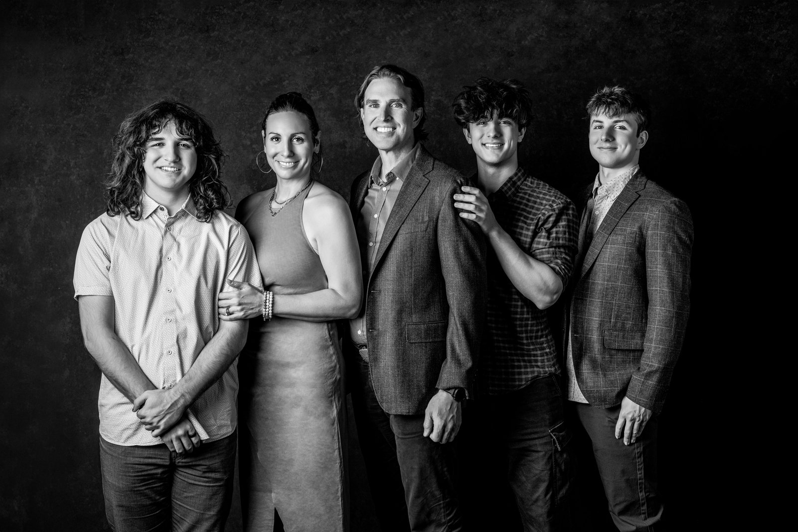 The Keenan family - Joe, Cara, and their three sons